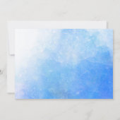 Santorini Griechenland Hochzeit in Urlaubsort Einladung (Rückseite)