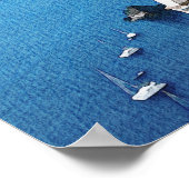 SANTORINI GRIECHENLAND Hochzeit in Urlaubsort Will Poster (Ecke)