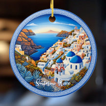 Santorini Griechenland Insel Malerei | Reisekunst