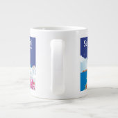 Santorini Griechenland Jumbo-Tasse (Rückseite)