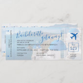 Santorini Griechenland Junggeselinnen-Abschied Wee Einladung (Vorne/Hinten)