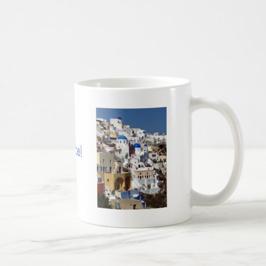 Santorini, Griechenland Kaffeetasse (Rechts)