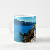 Santorini Griechenland Kaffeetasse (Vorderseite Links)