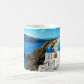 Santorini Griechenland Kaffeetasse (Mittel)