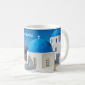 Santorini Griechenland Kaffeetasse (VorderseiteRechts)