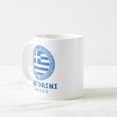 Santorini, Griechenland Kaffeetasse (Vorderseite Links)