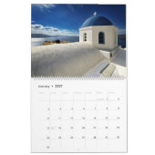 Santorini, Griechenland Kalender (Jan 2027)
