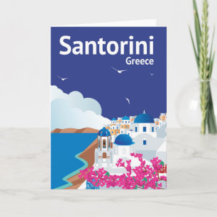 Santorini Griechenland Karte