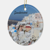 Santorini, Griechenland Keramik Ornament (Links)