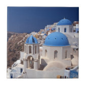 Santorini Griechenland Keramik Tile Fliese (Vorderseite)