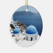 Santorini Griechenland Keramikornament (Rechts)