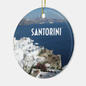 Santorini Griechenland Keramikornament (Links)