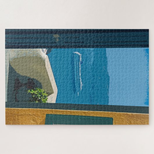 Santorini, Griechenland Kreuzfahrtschiff Puzzle (Horizontal)