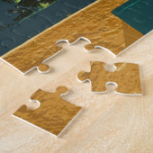 Santorini, Griechenland Kreuzfahrtschiff Puzzle (Seite)