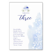 Santorini Griechenland Landschaft Blaues Wasser Ho Tischnummer (Vorderseite)