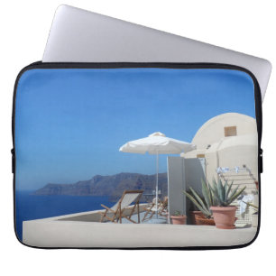 Santorini, Griechenland Laptopschutzhülle