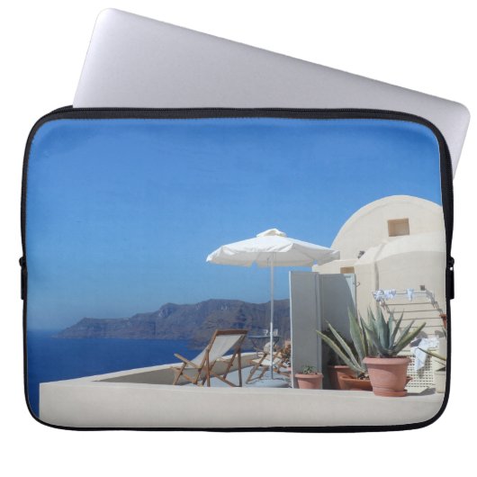 Santorini, Griechenland Laptopschutzhülle (Vorderseite)