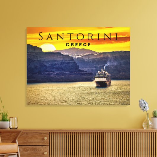 Santorini, Griechenland Leinwanddruck (Insitu (Wohnzimmer))