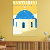 Santorini Griechenland Leinwanddruck (Insitu (Wohnzimmer))