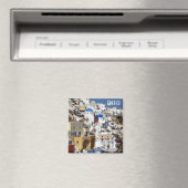 Santorini, Griechenland Magnet (In Situ (Geschirrspüler))