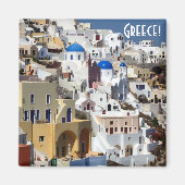 Santorini, Griechenland Magnet (Vorne)