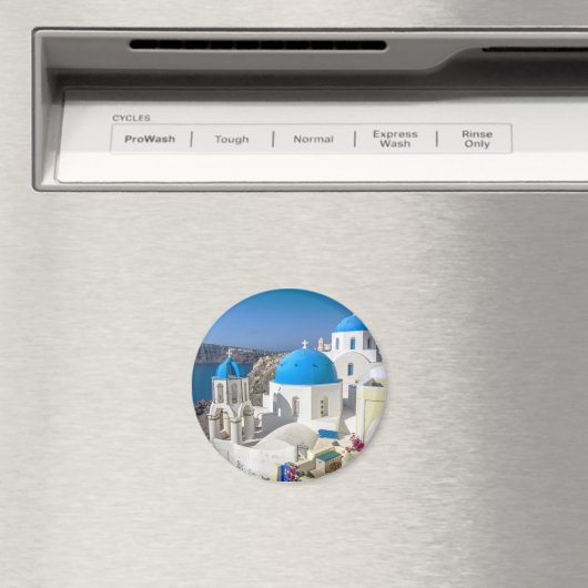 Santorini, Griechenland Magnet (In Situ (Geschirrspüler))