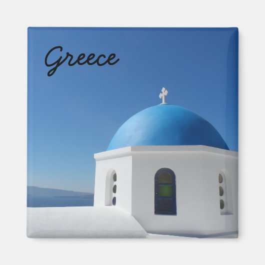 Santorini, Griechenland Magnet (Vorne)