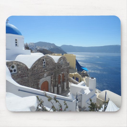 Santorini, Griechenland Mousepad (Vorne)