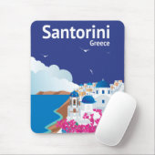 Santorini Griechenland Mousepad (Mit Mouse)