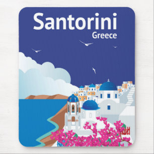 Santorini Griechenland Mousepad