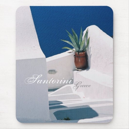 Santorini, Griechenland Mousepad (Vorne)