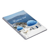 Santorini Griechenland Notizblock (Rechte Seite)