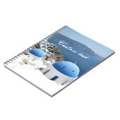 Santorini Griechenland Notizblock (Linke Seite)