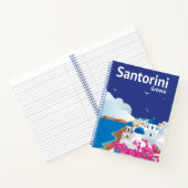 Santorini Griechenland Notizblock (Innenseite)