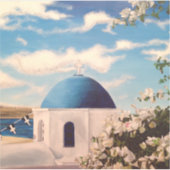 Santorini Griechenland Ocean Travel Vinyl Sticker (Vorderseite)