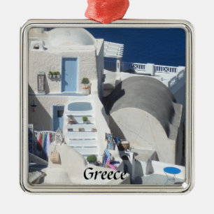 Santorini, Griechenland Ornament Aus Metall