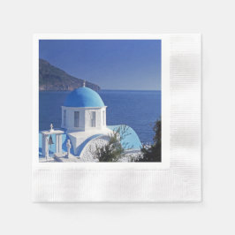 Santorini Griechenland Paper Napkin Serviette