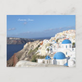 Santorini, Griechenland, Postcard. Insel, Postkarte (Vorderseite)