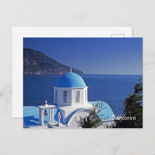 Santorini Griechenland Postcard Postkarte (Vorne/Hinten)