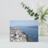Santorini Griechenland Postcard Postkarte (Stehend Vorderseite)
