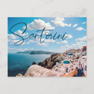 Santorini Griechenland Postcard Postkarte