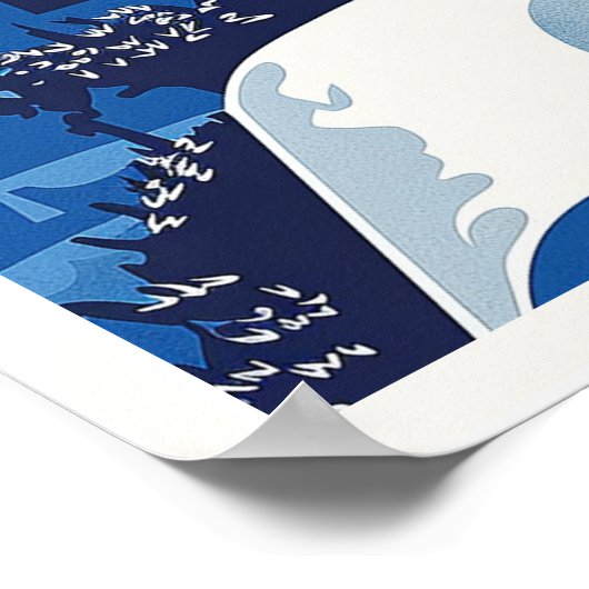 Santorini Griechenland Poster (Ecke)