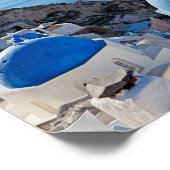 Santorini, Griechenland Poster (Ecke)