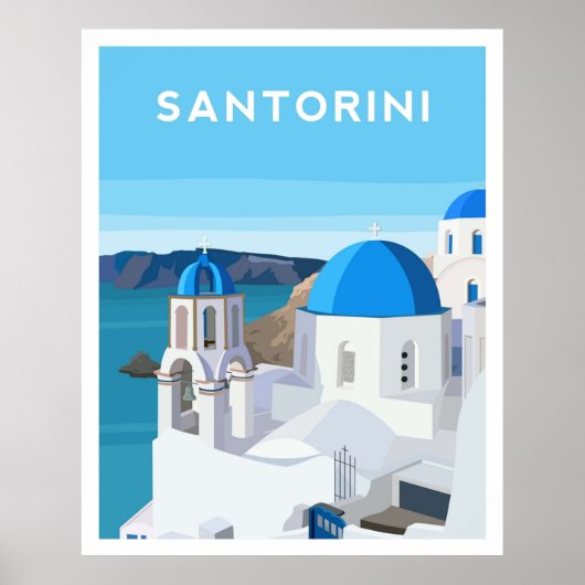 Santorini Griechenland Poster (Vorne)