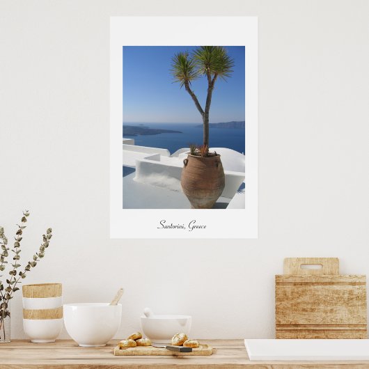 Santorini, Griechenland Poster (Küche)