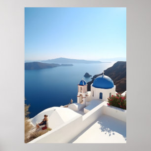 Santorini Griechenland Poster