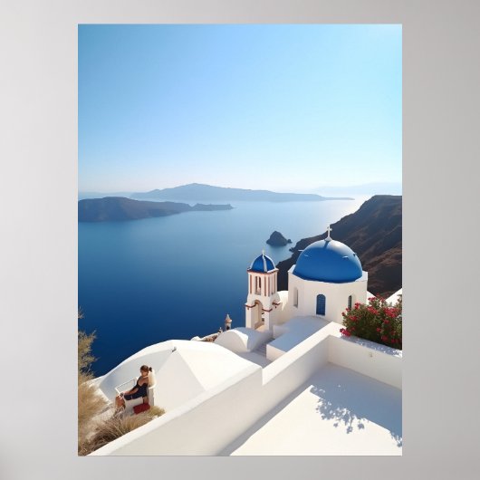 Santorini Griechenland Poster (Vorne)