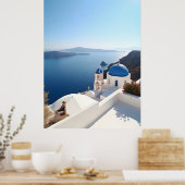 Santorini Griechenland Poster (Küche)