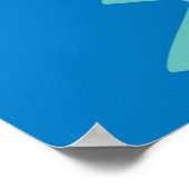 Santorini Griechenland Poster (Ecke)