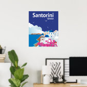 Santorini Griechenland Poster (Heimbüro)